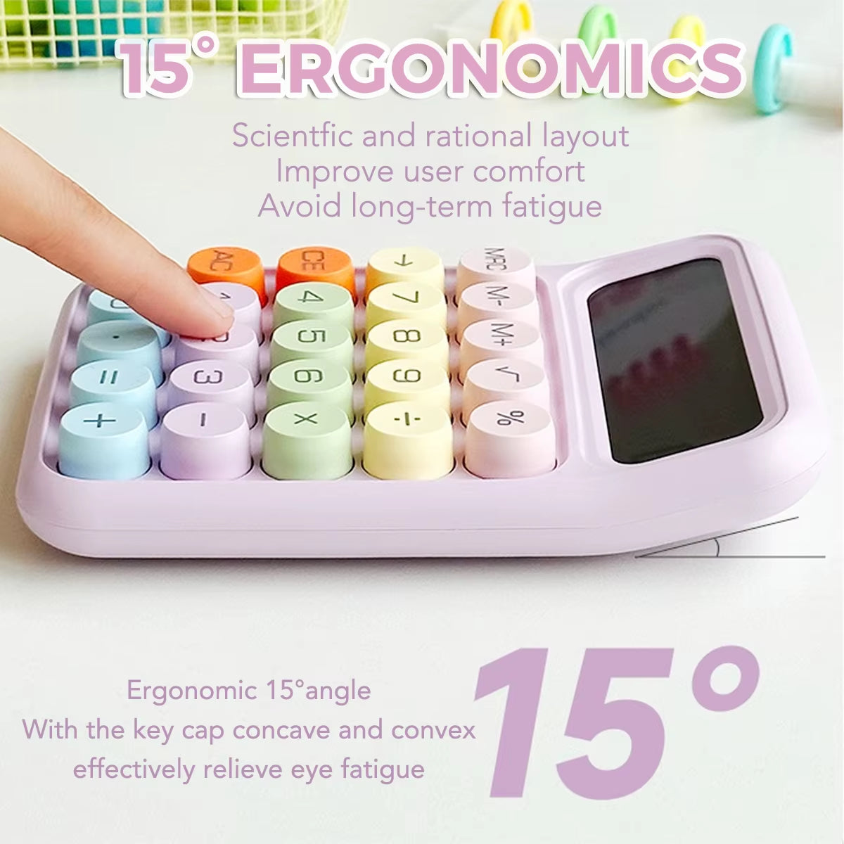 Calculator Dopamine Candy Color High Value Multifunctional Calculator for College Students Children Learning